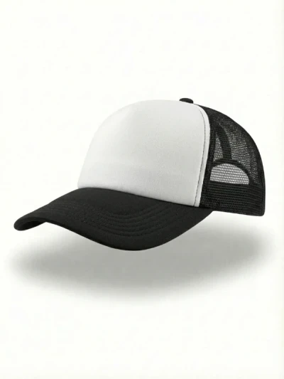 Кепка з сіточкою Atlantis Rapper Чорно-біла
