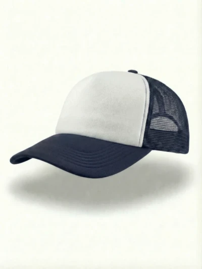 Кепка з сіточкою Atlantis Rapper Темно-синя з білим