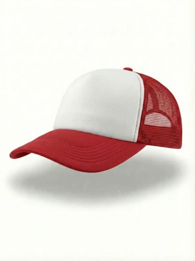 Кепка з сіточкою Atlantis Rapper Червона з білим