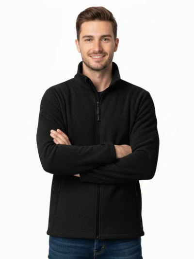 Флісова куртка B&C ID 501 Чорна