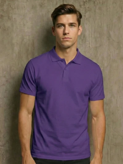 Теніска чоловіча B&C Фіолетова