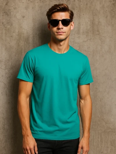 Футболка чоловіча B&C Аквамарин