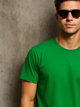 Футболка чоловіча B&C Світло-зелена фото 2