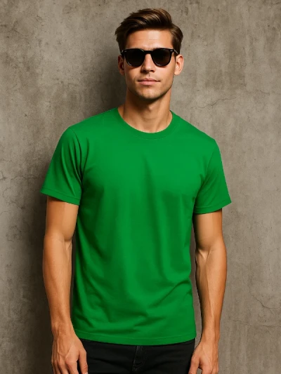 Футболка чоловіча B&C Світло-зелена