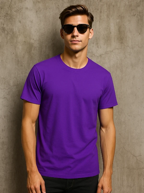 Футболка чоловіча B&C Фіолетова