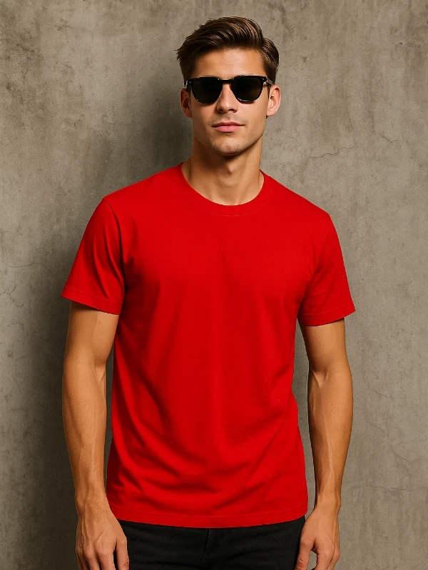 Футболка чоловіча B&C Червона