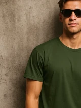 Футболка чоловіча Хакі B&C фото 2