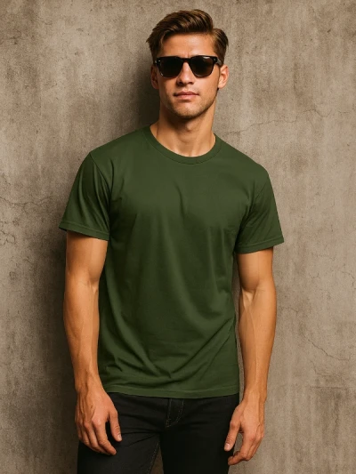 Футболка чоловіча Хакі B&C