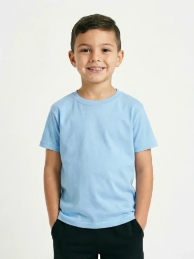 Футболка дитяча Fruit of the Loom Блакитна
