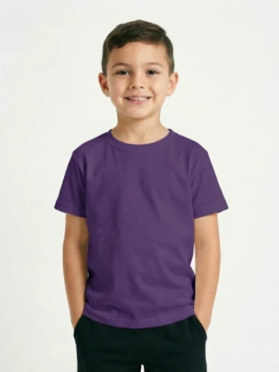 Футболка дитяча Fruit of the Loom Фіолетова