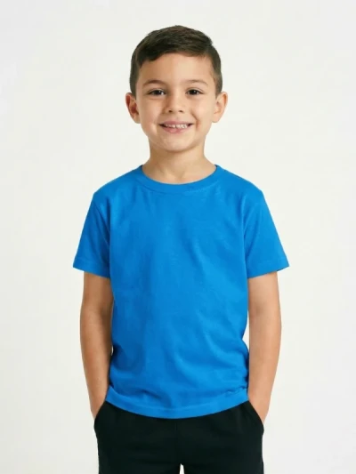 Футболка дитяча Fruit of the Loom Cиня