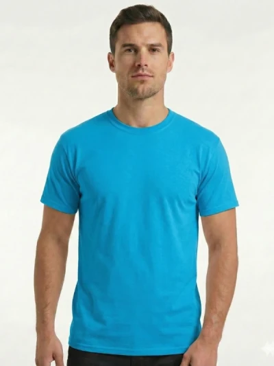 Футболка чоловіча Fruit of the Loom Valueweight Бірюзовий