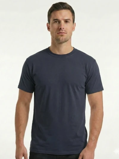 Футболка чоловіча Fruit of the Loom Valueweight Темно-синя