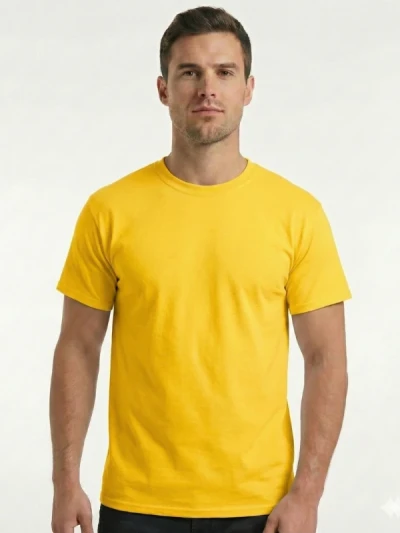 Футболка чоловіча Fruit of the Loom Valueweight Жовтий