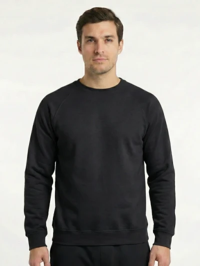 Світшот Fruit of the Loom Raglan Чорна