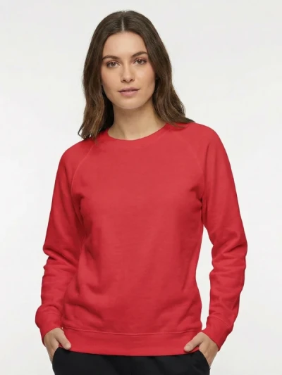 Світшот жіночий Fruit of the Loom Lightweight Червоний