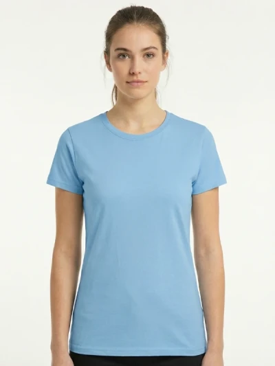 Футболка Fruit of the Loom Valueweight Ladies Блакитний