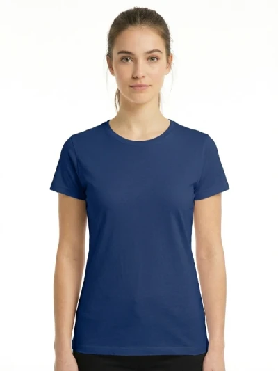 Футболка Fruit of the Loom Valueweight Ladies Темно-синя