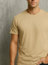 Футболка чоловіча Gildan Бежевий фото 2