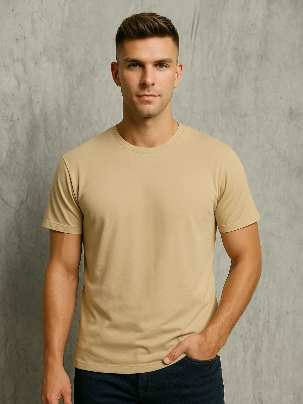 Футболка чоловіча Gildan Бежевий