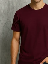 Футболка чоловіча Gildan Бордова фото 2