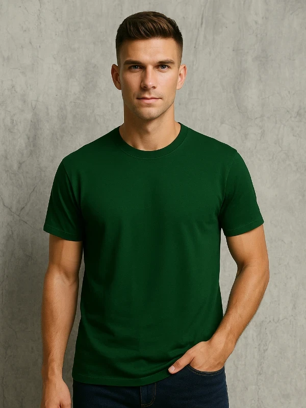 Футболка чоловіча Gildan Темно зелена