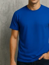 Футболка чоловіча Gildan Синя фото 2