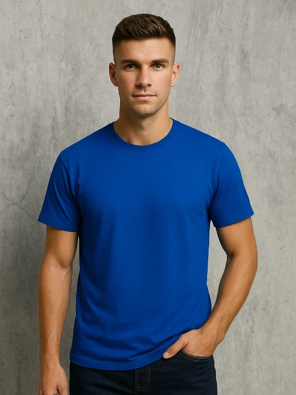 Футболка чоловіча Gildan Синя