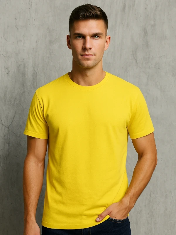 Футболка чоловіча Gildan Жовта