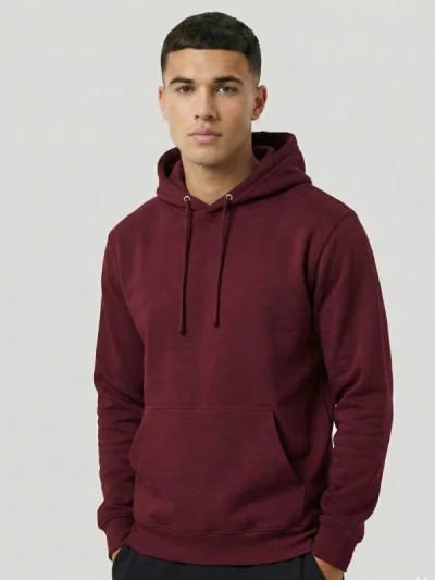 Худі Just Hoods College Бордовий