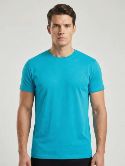 Футболка чоловіча легка Roly Atomic Бірюзова