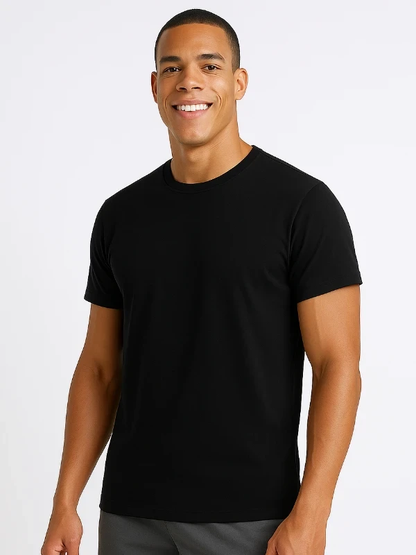 Футболка чоловіча спортивна Roly Чорна