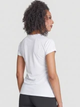 Жіноча футболка спортивна Roly Bahrein Біла фото 2