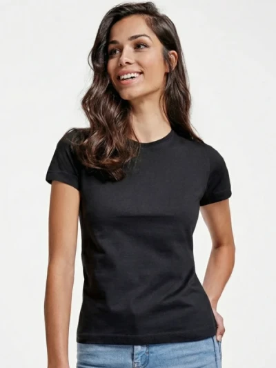 Футболка жіноча Roly Jamaica Чорна